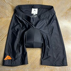 OZARKS TRAIL Unisex Black Padded Bike Shorts S-M